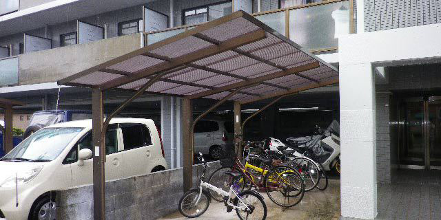 福岡のリフォーム・リノベーション専門のホームドクター美雲の外装の事例／Iマンションカーポート張替